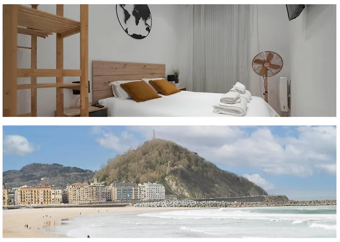 Acogedor Apartamento Frente A La Playa Zurriola En San Sebastian